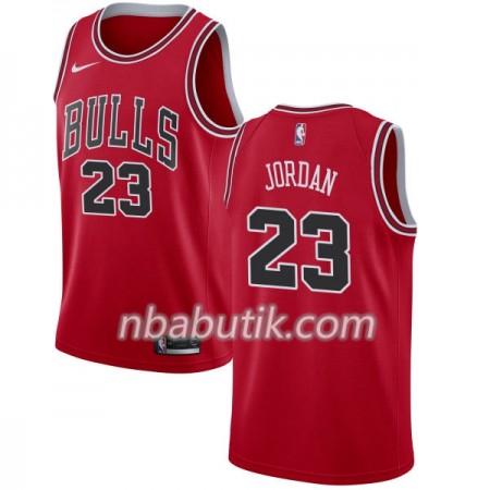 NBA Mænd Trøje Chicago Bulls Michael Jordan 23 Nike 2017-18 Rød Swingman